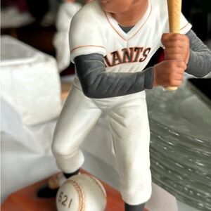 Giants Baseball Player Figurine